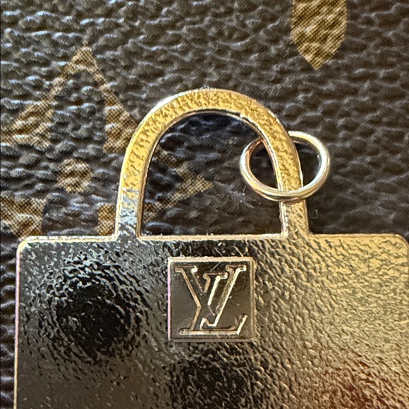 Beautiful yellow and gold Upcycled Louis Vuitton charm or pendant - Picture 5 of 6